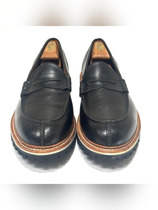 Allen Edmonds Freeport Weatherproof Lug Penny Loafer Black 10 D Storm Welt USA main image 6